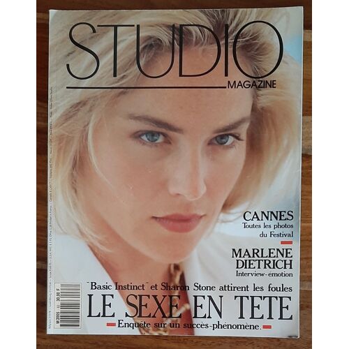Studio Magazine - N° 63 Juin 1992 - Sharon Stone