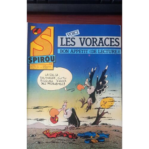 Revue Spirou N °2538 De 1986 Voiciles Voraces