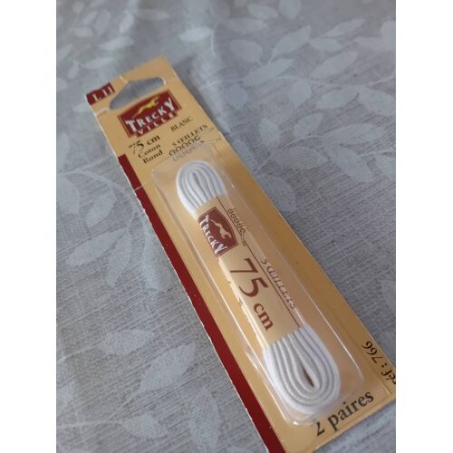 2 Paires De Lacets Blanc