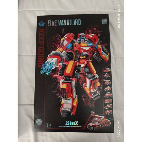731 pièces Jeu de construction Robot / Camion Pompier "Fire Vanguard"-Jeu de construction Robot