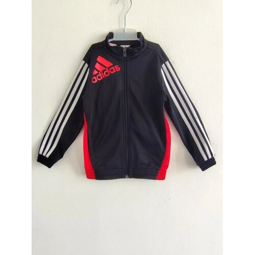 Survêtement Adidas Garçon 5-6 Ans Veste Zippée Sport Polyester - Idéal Sport & École