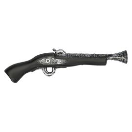 Pistolet Jeu Pirate Barbe Noire 42cm