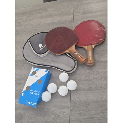 Set Tennis De Table Artengo 2 Raquettes 5 Balles Housse