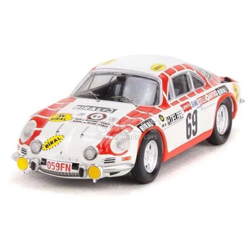Voiture miniature de collection - Alpine A110 Tour de Belgique 1971 - Trofeu 1/43