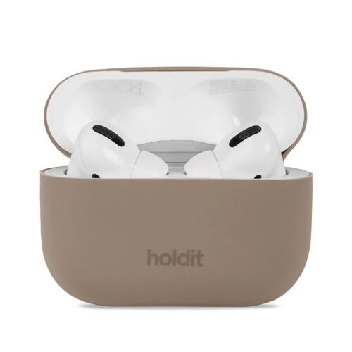Holdit Coque Silicone AirPods Pro / Pro 2 Mocha Brown