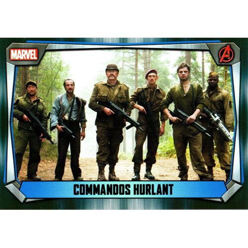 Commandos Hurlant - Carte Marvel Missions Vf - 91/270 - Captain America The First Avenger