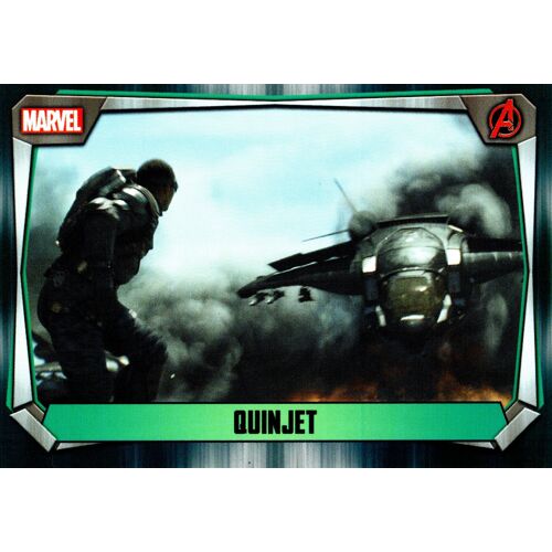 Quinjet - Carte Marvel Missions Vf - 129/270 - Captain America Le Soldat De L'Hiver