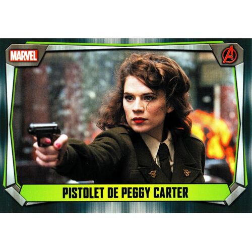 Pistolet De Peggy Carter - Carte Marvel Missions Vf - 153/270 - Captain America The First Avenger