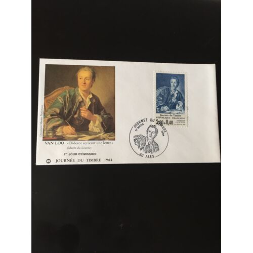 Enveloppe Journée Du Timbre 1984. Alès. Timbre Yvert Et Tellier 2304.