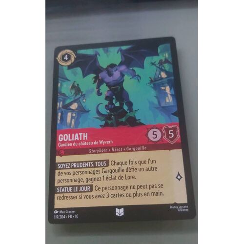 Goliath. 110/204. Carte Disney Lorcana