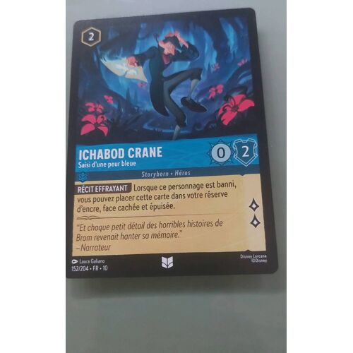 Ichabod Crane. 152/204. Carte Disney Lorcana