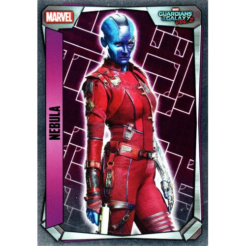 Nebula - Carte (Brillante) Marvel Missions Vf - 240/270 - Gardiens De La Galaxie Vol 2