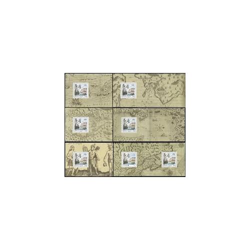400ème Anniversaire De La Fondation De La Ville De Québec Émission Commune France/Canada Blocs Souvenir 27 28 29 30 31 32 Année 2008 N° 4152 Yvert Et Tellier Luxe