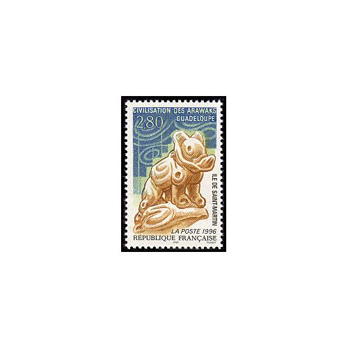 Civilisation Des Awaks (Guadeloupe) Année 1996 N° 2988 Yvert Et Tellier Luxe