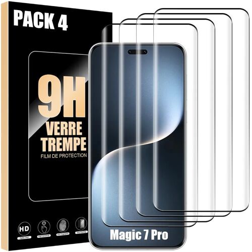 4 Verre Trempé Intégral pour Honor Magic 7 Pro, Protection d'écran Antichoc 9H - E.F.Connection