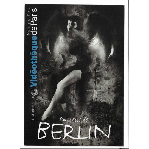 Carte Postale Vidéothèque De Paris , Goethe Institut , Mairie De Paris , Portraits De Berlin