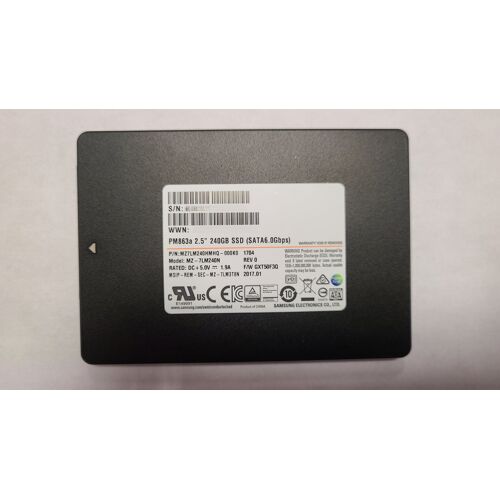 SAMSUNG PM863a 2.5" 240GB SSD STAT 6.0Gbps MZ7LM240HMHQ-000K0