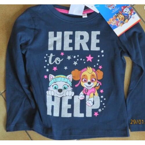 Tee Shirt Manches Longues Paw Patrol / Pat Patrouille - 3 Ans