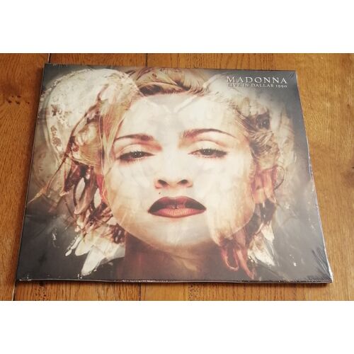 Album Lp 33t 12" Vinyle Madonna " Live In Dallas 1990 " 7 Titres 2022 ,Album En Édition Limitée Collector Avec Vinyle Bleu Blue ,1000 Exemplaires Seulement