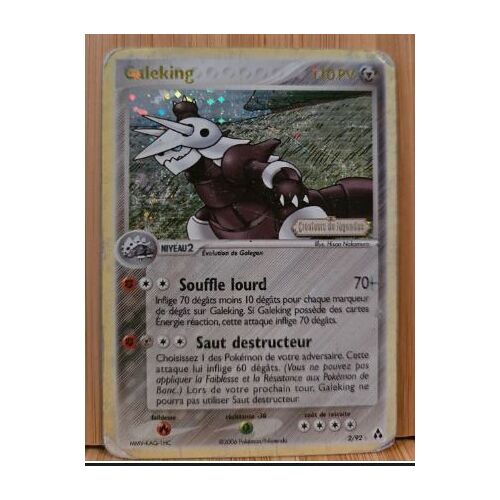 Pokemon Galeking 2 / 92 Holo Titre Or Ex Créateurs De Légendes