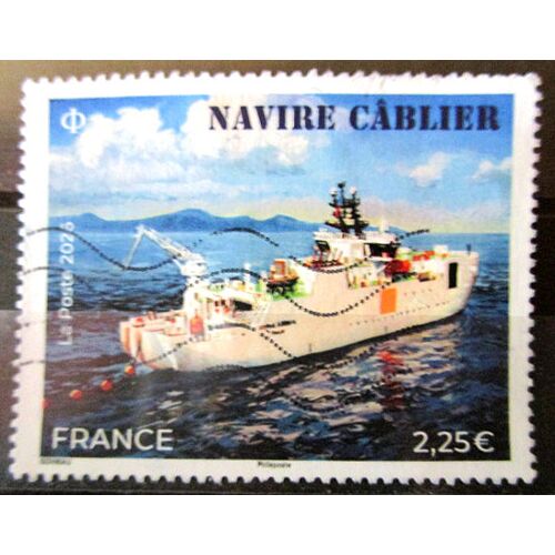 2026. Timbre Navire Câblier.