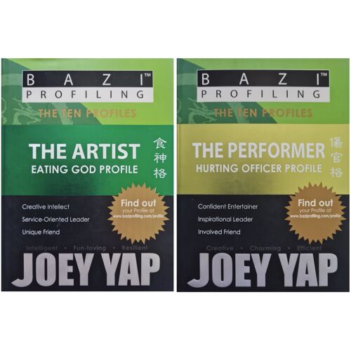 Joey Yap - Ba Zi Les 4 Piliers - Profiling (Les Déités) - L'Artiste Et Le Performer (Productions) - 2 Livres De Poche (Anglais) De 150 Pages Environ