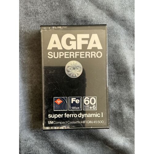 Cassette audio Agfa superferro, dynamic I. 60.