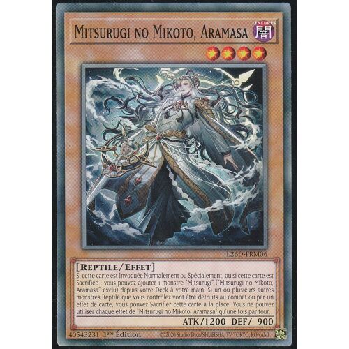 Carte Yu-Gi-Oh - Mitsurugi No Mikoto Aramasa - L26d-Frm06 - Commune