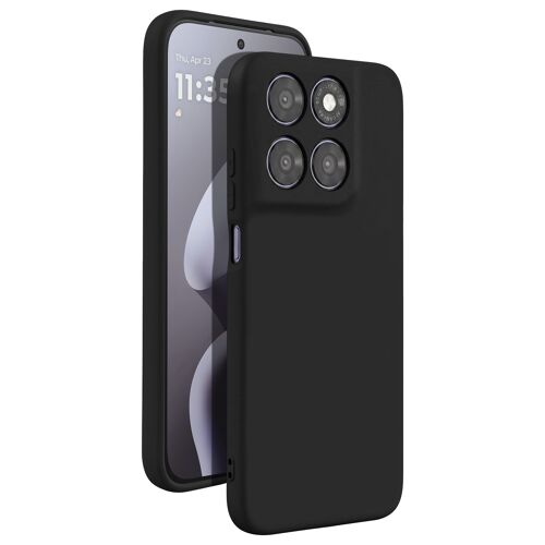 Coque pour Motorola Moto G67 Soft-Touch en Silicone Série Fast Cover Noir