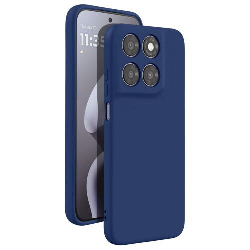 Coque pour Motorola Moto G67 Soft-Touch en Silicone Série Fast Cover Bleu nuit