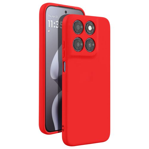 Coque pour Motorola Moto G67 Soft-Touch en Silicone Série Fast Cover Rouge