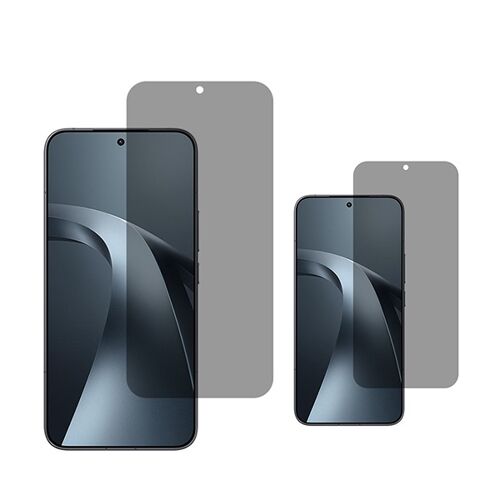Kit 2 Films Verre Anti-Espion PHONECARE Pour Xiaomi 17T 5G - Transparent/Noir