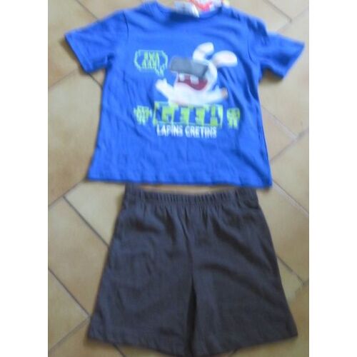 Pyjashort Lapins Crétins - 4 Ans