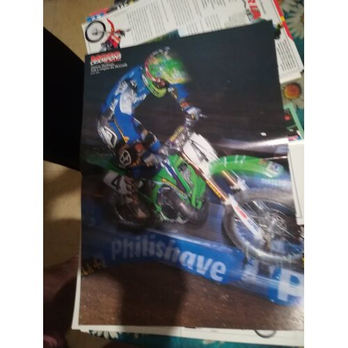Poster Huffman Damon Kawasaki Kx 1997
