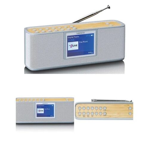 Radio Portable FM/DAB+ Bluetooth 5.0 portable - rechargeable écran couleur 2,4"