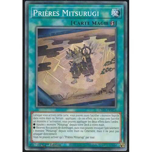 Carte Yu-Gi-Oh - Prières Mitsurugi - L26d-Frm14 - Commune