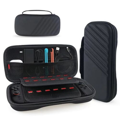 Étui de voyage universel Produit universel pour Nintendo Switch 2 2025, 24 emplacements pour jeux, mousse EVA renforcée