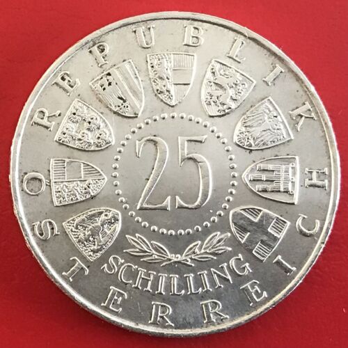 25 Schilling - Mozart - 1956 - Autriche - Argent