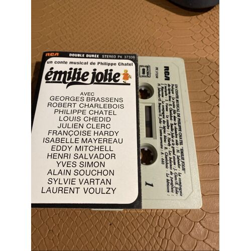 Philippe Chatel Émilie Jolie Un Conte Musical De Philippe Chatel Cassette Audio