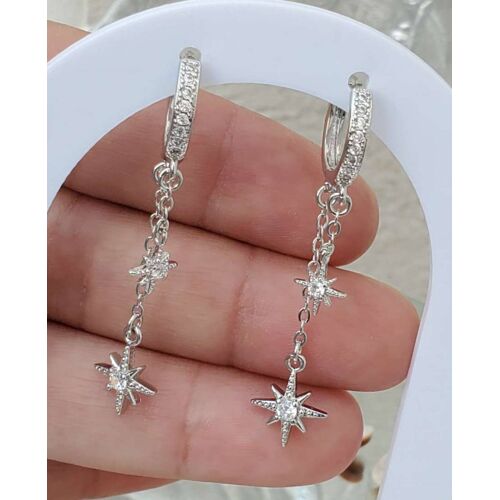 Boucles D’Oreilles En Argent Sterling 925 Chic