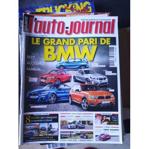 Auto Journal 920 De 2014 Mini Cooper 136 Pack,Audi A1 Sportback,Porsche Macan,Ford Mondeo 2.0 Tdci,Peugeot 308 1.2 Eat6,Audi A7 Sportback,Skoda Fabia 1.2 Tsi,Ogier,Nissan 300zx Turbo,Citroen Ds5 Gamme