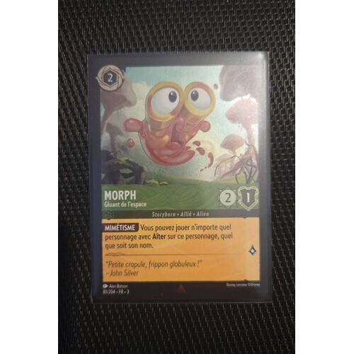 Carte Lorcana Morph Rare 81/204 Foil Chap 3 Neuf Fr Pokefantasyy