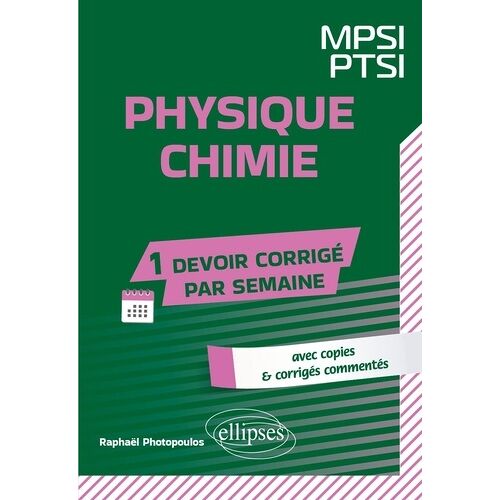 Physique-Chimie - Mpsi/Ptsi