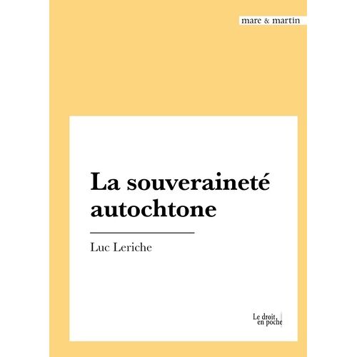 La Souveraineté Autochtone