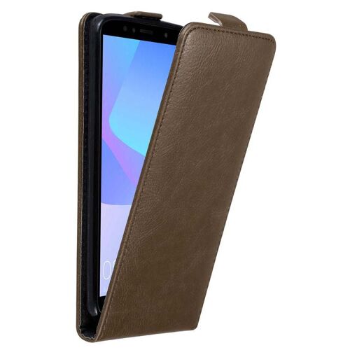 Cadorabo DE-121485 coque pour téléphone Marron pour Huawei Honor 7A / Y6 PRIME 2018