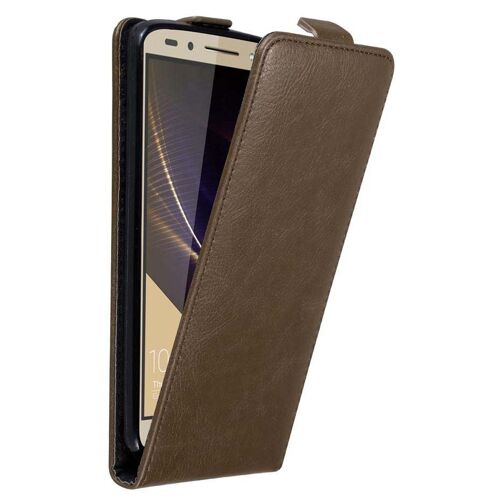 Cadorabo DE-121500 coque pour téléphone Marron pour Honor 7