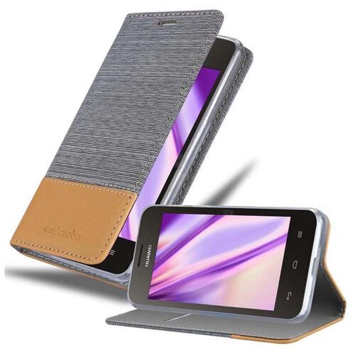 Cadorabo DE-125350 coque pour téléphone Gris pour Huawei Y3 / Y3C / Y330 / Y331 / Y360