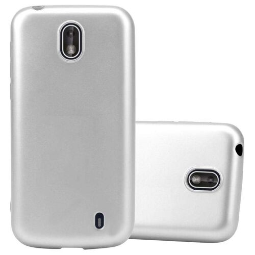 Cadorabo DE-126229 coque pour téléphone Argent pour Nokia 1 2018