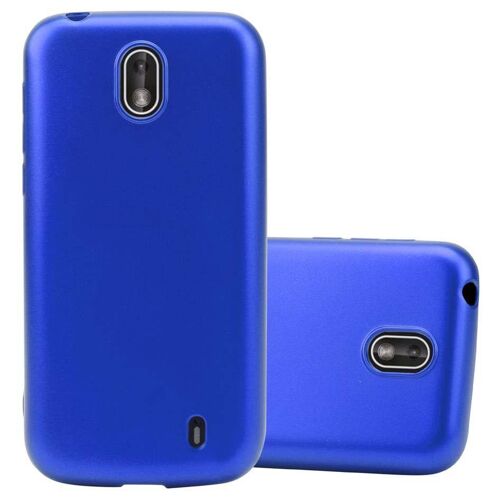 Cadorabo DE-126227 coque pour téléphone Bleu pour Nokia 1 2018