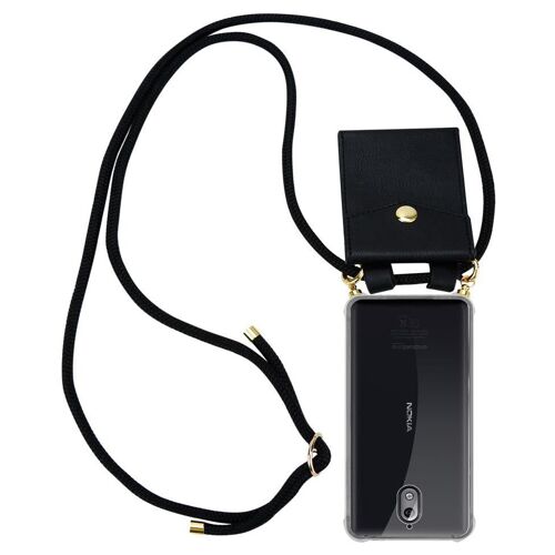 Cadorabo DE-131006 coque pour téléphone Noir pour Nokia 3.1